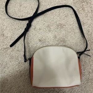 Universal Thread Cream and Tan Crossbody Bag